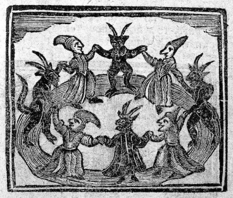 demons and witches in a circle demons and witches in a circle