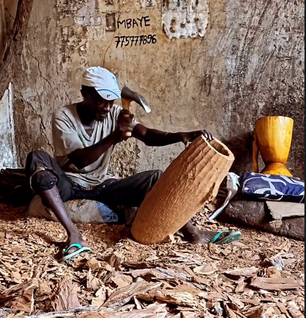 Sabar drum wood carver Sabar drum wood carver