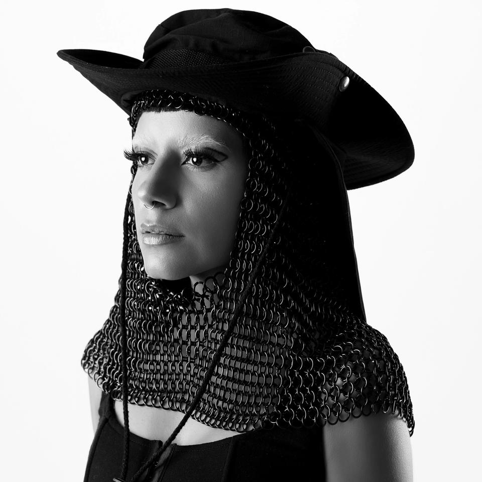 DJ Lapaushi in black and white DJ Lapaushi in black and white