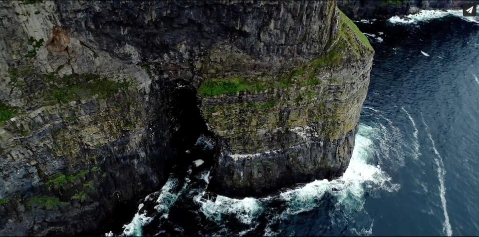 Cliffs and sea of Ireland