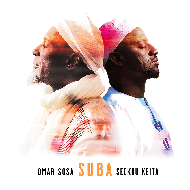 Omar Sosa and Sekou Keita back to back with eyes closed