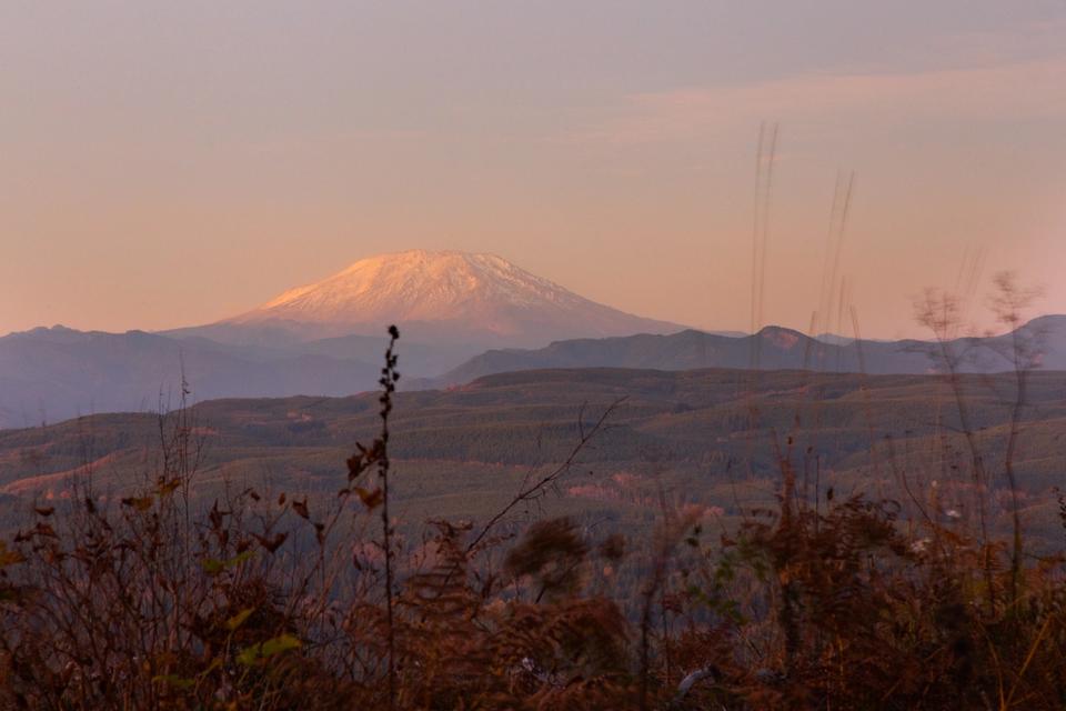 mountain at sunset mountain at sunset