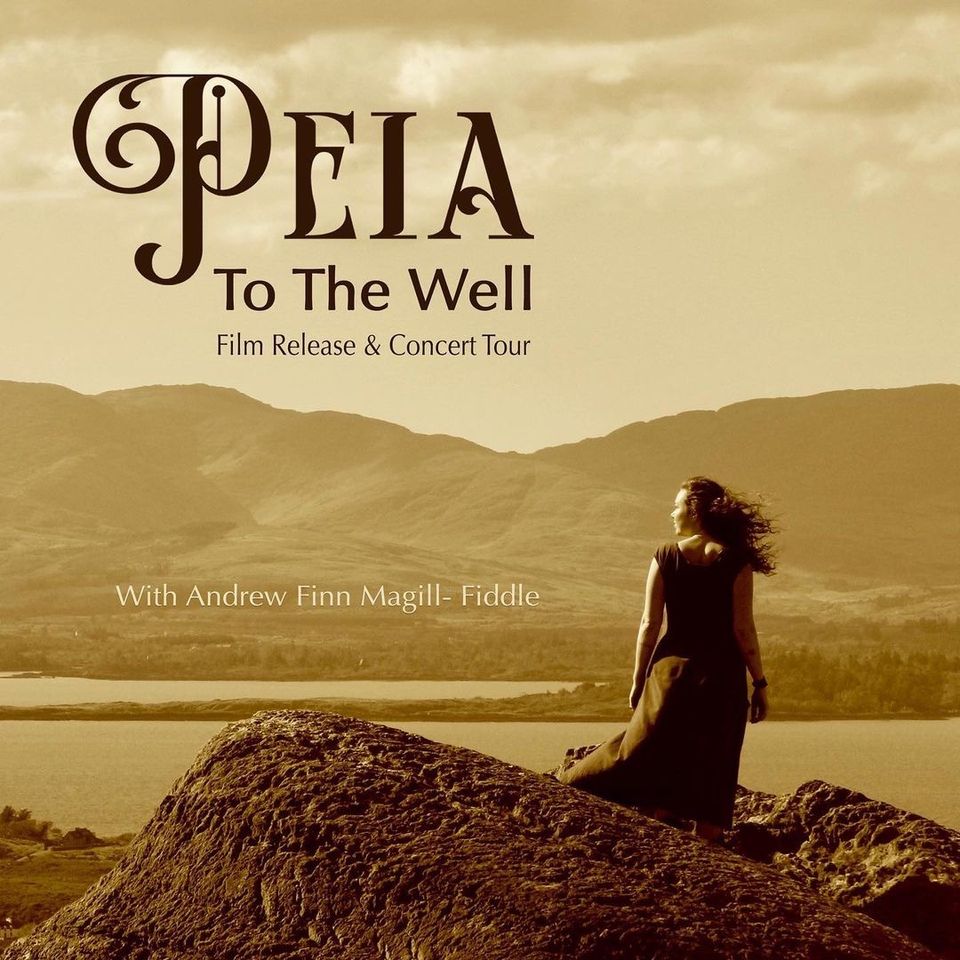 Peia to the Well text on a background featuring Peia in Ireland Peia to the Well text on a background featuring Peia in Ireland